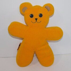 VTG Ikea 2003 Yellow Unicef Brum Bendable Poseable plush Teddy Bear 13" stuffed